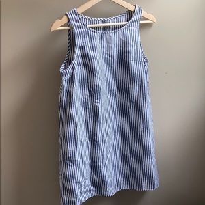 stripped short dress